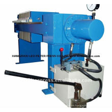 -Elektrische manuelle hydraulische kleine Kammer-Filter-Presse, manuelle Filter-Presse-Platten-Verschiebung